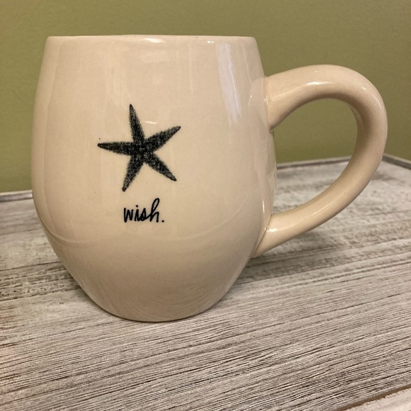 CLOSE OUT Rae Dunn "WISH" Starfish Mug - Picture 1 of 7
